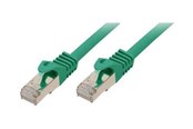 Nätverkskabel - SCONN Shiverpeaks BASIC-S patch cable - 5 m - green - Grön - 5m - BS75515-G