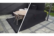 Trädgårdsredskap - Home>it Garden överdrag till trädgårdsmöbler, L210×B155×H95 cm, svart - 87134
