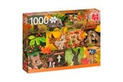 Pusselspel - Jumbo Puzzle - Autumn Animals (1000 pcs) - JUM8863