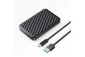Hårddisk - ORICO 2520C3-V1 2.5" HDD/SSD USB-C 5Gb/s Disk Drive - Black - 6TB - Hårddisk - 2520C3-V1-BK-EP - 2520C3-V1-BK-EP