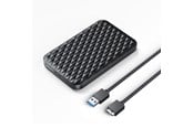 Hårddisk, tillbehör - ORICO 2520U3-V1 2.5" HDD/SSD USB Micro-B 5Gb/s Disk Drive - Black - 2520U3-V1-BK-EP