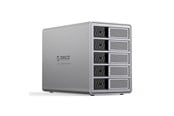 Hårddisk, tillbehör - ORICO 9858T3 5 Big DAS Solution ProThunder Disk Array with Thunderbolt 3 for 5 x 2.5"/3.5" SATA HDD/SSD - Gray - 9858T3-EU-GY-BP