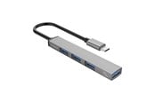 Dockning - ORICO AH-13 USB-C Hub Docking Station 1x USB-A 3.0 + 3x USB-A 2.0 - Gray - AH-13-GY-EP
