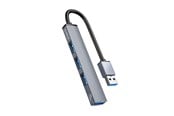 Dockning - ORICO AH-A13 USB-A Hub Docking Station 1x USB-A 3.0 + 3x USB-A 2.0 - Gray - AH-A13-GY-EP