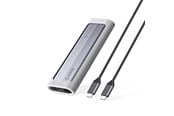 Lagring Tillbehör - ORICO AXM2F M.2 SATA SSD USB-C 3.2 Disk Case - Gray - AXM2F-GY-BP