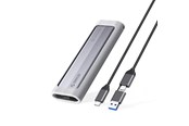 Lagring Tillbehör - ORICO AXM2F-V1 M.2 NGFF USB-C 5Gb/s Disk Drive - Gray - AXM2F-V1-GY-BP