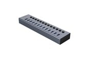 USB Hub - ORICO BT2U3-13AB Hub 13x USB-A 3.0 with switches - gray USB Hub - USB 3.0 - 13 porte - Grey - BT2U3-13AB-EU-GY-BP