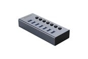 USB Hub - ORICO BT2U3-7AB Hub 7x USB-A 3.0 with switches - gray USB Hub - USB 3.0 - 7 porte - Grey - BT2U3-7AB-EU-GY-BP
