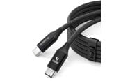 USB-kabel - ORICO CDX 100W 5A Power Delivery USB-C - USB-C cable 1m - black - CDX-100CC-BK-BP
