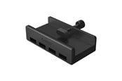 USB Hub - ORICO MH4PU Hub Clamp-Mounted 4x USB-A 3.0 - Black USB Hub - USB 3.0 - 4 porte - Svart - MH4PU-BK-BP