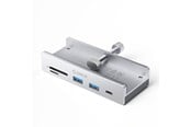 USB Hub - ORICO MH5PC Hub Clamp-Mounted USB-C / 2x USB-A 3.2 + 1x USB-C 3.2 + 1x SD&TF - Silver USB Hub - USB 3.2 - 5 porte - Grey - MH5PC-10-SV-BP