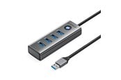 USB Hub - ORICO PDD4U-U3 Hub 4x USB-A 3.0 - Gray USB Hub - USB 3.0 - 4 porte - Grey - PDD4U-U3-015-GY-EP