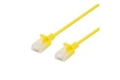 Nätverkskabel - Deltaco network cable - 3 m - yellow - Gul - 3m - UUTP-1053