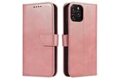 Mobile - Covers & Cases - Hurtel Magnet Case Elegant Case Cover with a Flap and Stand Function for Samsung Galaxy A73 Pink - 5907769340345
