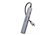 Dockning - ORICO YSB4-U2 USB-A/USB-C Hub Docking Station 2x USB-A 2.0 + 1x USB-A 3.0 + 1x USB-C 2.0 + 1x USB-C - Gray - YSB4-U2-GY-BP