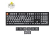 Tangentbord - Keychron K10 MAX QMK/VIA Wireless Tri-Mode - Super Banana - Gaming Tangentbord - Nordisk - Svart - K10M-H4-BO