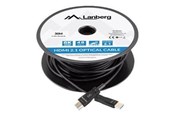 Displaykabel - Lanberg HDMI cable with Ethernet - 30 m - CA-HDMI-30FB-0300-BK
