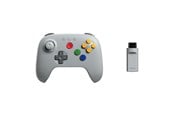 Spel Tillbehör - 8BitDo 64 Wireless 2.4G - Classic Grey - Wireless Controller - Nintendo 64 - RET00852