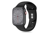 Smartwatch - Accessories - Tech-Protect Silicone Strap for Apple Watch 4 / 5 / 6 / 7 / 8 / 9 / SE / Ultra 1 / 2 (42 / 44 / 45 / 49 mm) - Black - 5906302303984