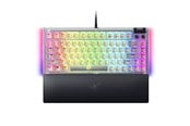 Tangentbord - Razer BlackWidow V4 75% Hotswap - Tactile Mechanical - Phantom White Edition - Gaming Keyboard - Utan numpad - Engelska (US) - Vit - RZ03-05003500-R3M1