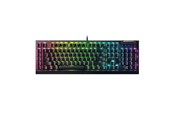 Tangentbord - Razer BlackWidow V4 X - Green Mechanical (Clicky) - Gaming Tangentbord - Fransk - Svart - RZ03-04700500-R3F1
