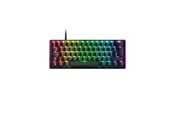 Tangentbord - Razer Huntsman V3 Pro Mini (60%) - Analog Optical Gen-2 - Gaming Keyboard - Utan numpad - Fransk - Svart - RZ03-04990500-R3F1