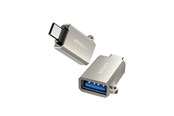 USB-kabel - Joyroom S-H151 USB-C (male) / USB-A (female) Adapter with Lanyard Eyelet - Silver - S-H151_Pearl_Nickel