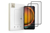 Mobiltelefontillbehör-Skyddsfilm - Tech-Protect Glass Fit+ 2-pack Case for Samsung Galaxy Xcover 7 / 7 Pro - Black - 5906302368112