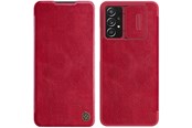 Mobile - Covers & Cases - Nillkin Qin Leather Holster Case for Samsung Galaxy A73 Red - 6902048237674