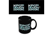 Merchandise - Pyramid - Mug K-Pop Demon Hunters (K-Pop Logo) Black Pod - Muggar - MGB2510456