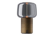 Bärbar & festhögtalare - Kooduu Serena Play Portable speaker lamp powered by JBL - Bronze - KO15-0121LS026-03