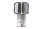 Bärbar & festhögtalare - Kooduu Serena Play Portable speaker lamp powered by JBL - Frosted Silver - KO15-0121LS033-03