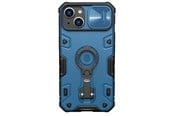 Mobile - Covers & Cases - Nillkin CamShield Armor Pro Magnetic Case iPhone 14 Plus Magnetic MagSafe Case with Camera Cover Blue - 6902048248847