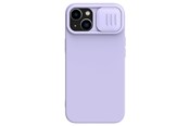 Mobile - Covers & Cases - Nillkin CamShield Silky Silicone Case iPhone 14 Plus Case Cover with Camera Cover Purple - 6902048249325