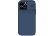 Mobile - Covers & Cases - Nillkin CamShield Silky Silicone Case iPhone 14 Pro Max Silicone Case with Camera Cover Blue - 6902048249349