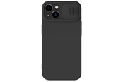 Mobile - Covers & Cases - Nillkin CamShield Magnetic Silicone Case iPhone 14 Plus Magnetic MagSafe Case with Camera Cover Black - 6902048249455