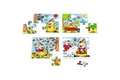Pusselspel - Studio 100 Bumba 4 in 1 Puzzle - Seasons Golv - MUBU00006090
