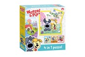 Pusselspel - Bambolino Toys Woezel & Pip 4-1 Puzzle Golv - 671690
