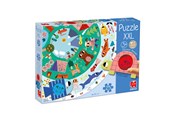 Pusselspel - Jumbo Goula Puzzle XXL Discover Animals - 25 pcs. Golv - 53177