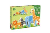 Pusselspel - Jumbo Goula Puzzle XXL Jungle from Small to Large - 16 pcs. Golv - 53426
