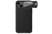 Mobile - Covers & Cases - Nillkin CamShield Leather S Case iPhone 14 Plus Case Cover with Camera Cover Black - 6902048249714