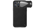 Mobile - Covers & Cases - Nillkin CamShield Leather S Case iPhone 14 Pro Max Case with Camera Cover Black - 6902048249745