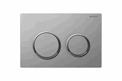 Installationssystem - Geberit OMEGA20 flushplate, matt chrome/glossy - 115.085.JQ.1