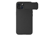 Mobile - Covers & Cases - Nillkin Synthetic Fiber S Case iPhone 14 Plus Case with Camera Cover Black - 6902048249790