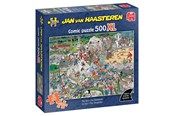Pusselspel - Jumbo Jan van Haasteren Jigsaw Puzzle - The Zoo - 500 XL pcs. Golv - 1110100919