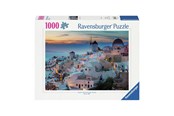 Pusselspel - Ravensburger Jigsaw Puzzle Evening in Santorini 1000st. 2D Pussel - 120006633