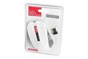 Mus - MODECOM MC-M9.1 - Mouse - Optic - 4 knappar - Vit - M-MC-00M9.1-200