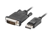 Displaykabel - Lanberg - video adapter cable - DisplayPort to DVI-D - 1 m - CA-DPDV-10CU-0010-BK