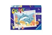 Kreativa spel - Ravensburger CreArt Paint by Numbers - Jumping Dolphin - 120232520