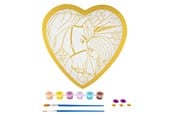 Kreativa spel - Creative Craft Group Unicorn Academy Paint by Number Foil Heart Shape - 166004